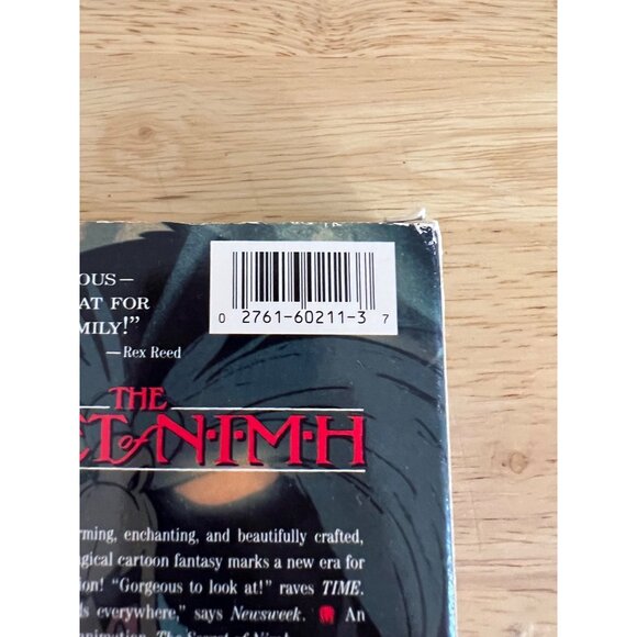The Secret Of NIMH VHS Vintage 1982 Animated Movie Classic Film - Picture 3 of 4